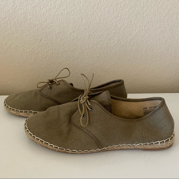 Tesori Olive Green Espadrille Sneakers - Picture 3 of 5
